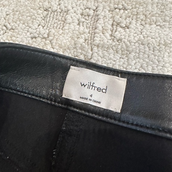 Aritzia Wilfred Leather Pants - Picture 2 of 3